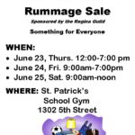 rummage sale flyer for sale 2022