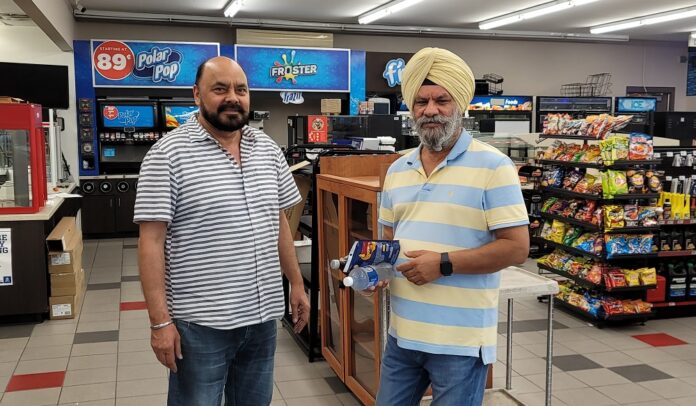 Gurdeep Singh and Charan Dhaliwal